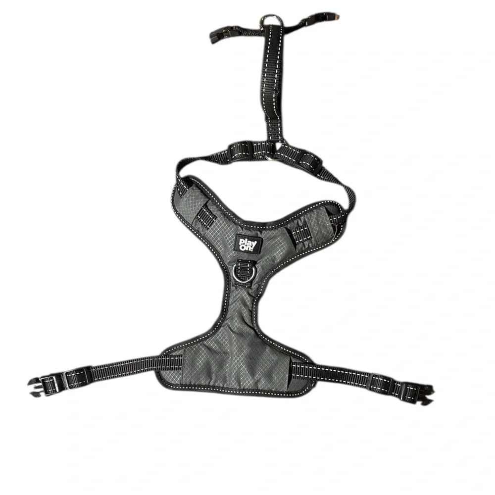 Dog Harness Bundle (3) in Black, Gray and Blue